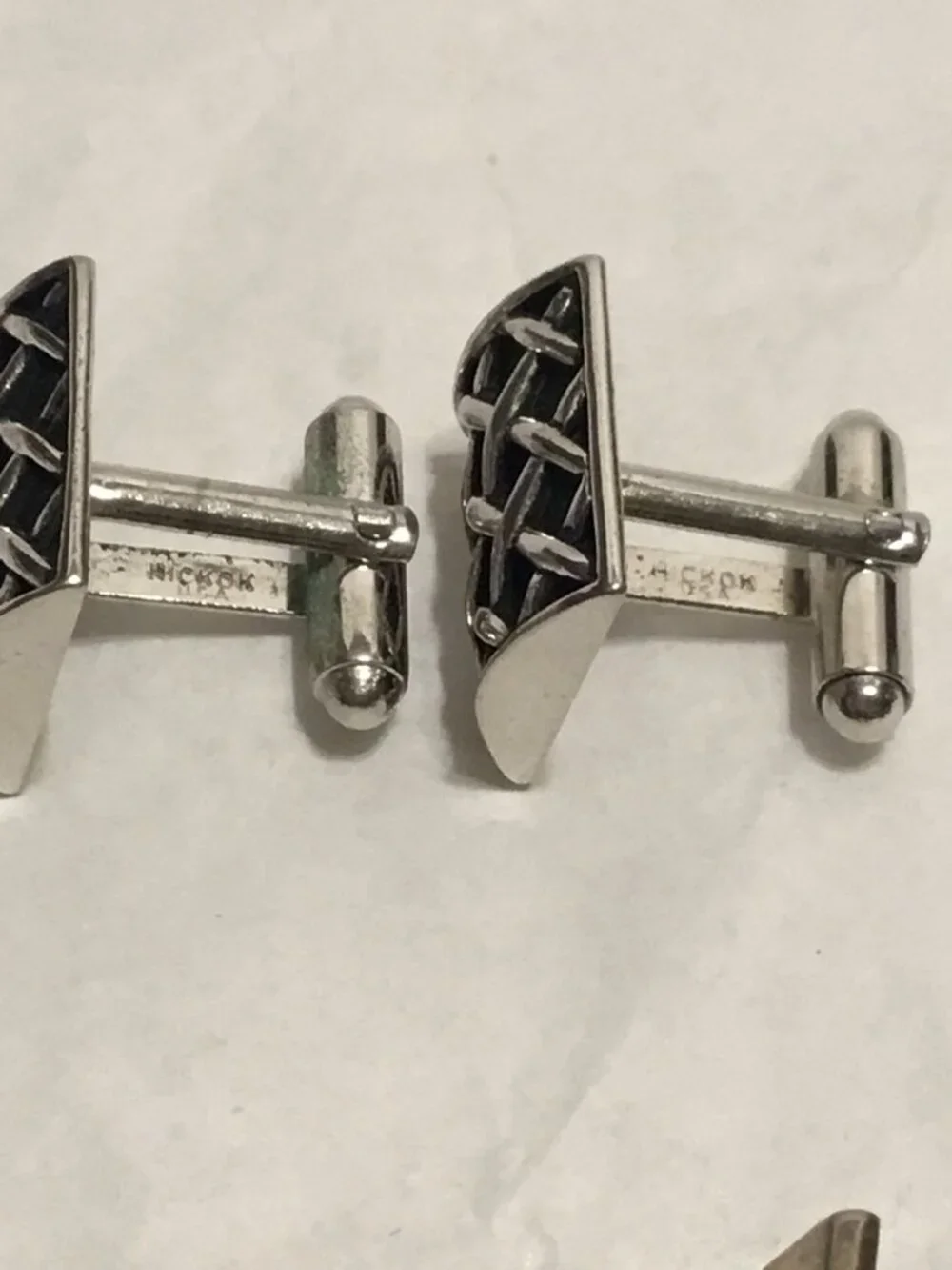 Lot of 4 vintage cuff links - Hickok & Swank, etc.